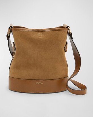 Samara Suede & Leather Bucket Bag