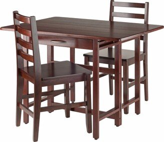 Taylor 3-Piece Set Drop Leaf Table with Ladder Back Chair