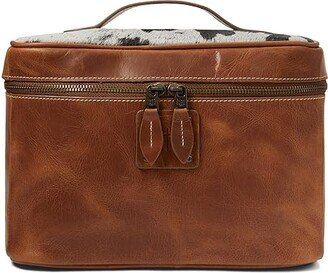 STS Ranchwear Basic Bliss Cowhide Train Case (Buff/Cowhide) Bags