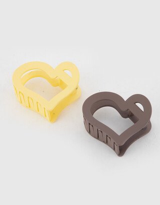 2 Pack Heart Clips