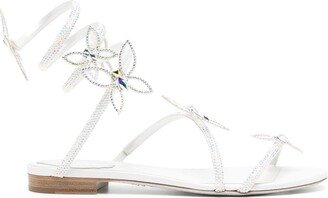 Butterfly Embellished Flat Sandals