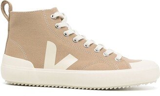 Nova high-top canvas sneakers