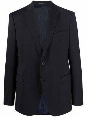 Fitted Single-Breasted Blazer-AB