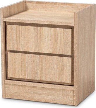 2 Drawers Hale Wood Nightstand