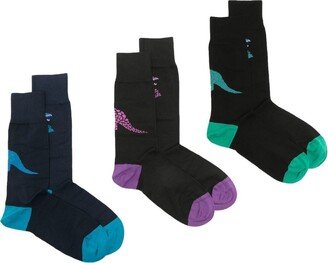 Three-Packdinossaur Socks