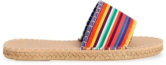 Cabana Stripe Flat Water Sandals