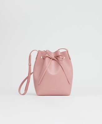 Vegan Apple Bucket Bag - Rose/bordo