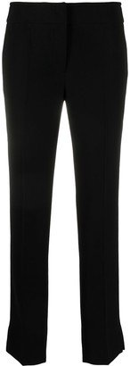 Cropped Slim-Fit Trousers-AB