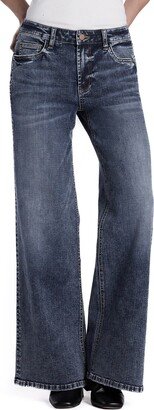 HINT OF BLU Happy Go Lucky Wide Leg Jeans