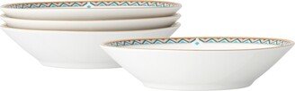 Serene Garden 4 Piece Fruit Bowls Set, 5, 6 oz, Service for 4