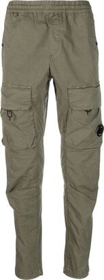 Tapered Cotton Cargo Trousers-AB