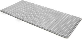 24x58 SoftLux Sheer Striped with GripTex Skid Resistant Base Bath Runner - Microdry