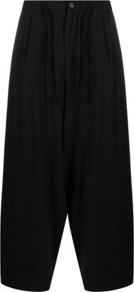 Wide-Leg Wool Trousers-AG