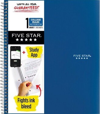 1 Subject College Ruled Spiral Notebook (Colors May Vary)