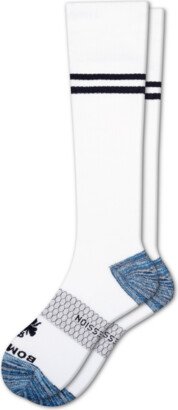 Men's Everyday Compression Socks (15-20mmHg) - White - XL - Cotton