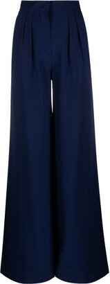 High-Waisted Wide-Leg Trousers-AO