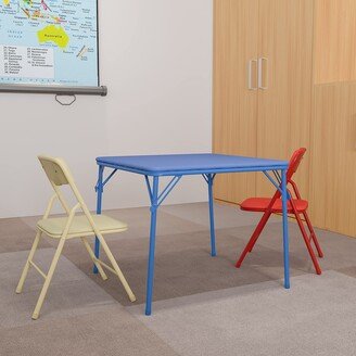 Mindy Kids Colorful 3 Piece Folding Table and Chair Set