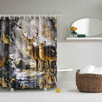 Vinyl Boutique Shop Bathroom Shower Curtains 3D Decor Nautical Shower Curtain