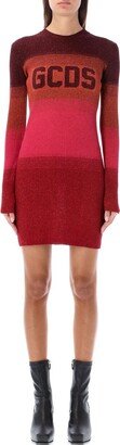 Logo Intarsia-Knit Mini Dress