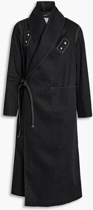 Cotton-gabardine coat