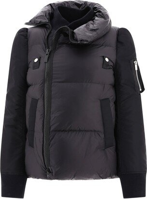 Zip-Up Quilted Puffer Jacket