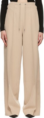 Beige Tracksuit Lounge Pants