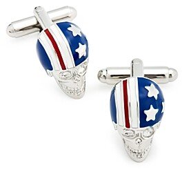 American Flag Skull Cufflinks