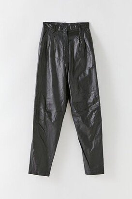 Vintage Y2K High-Waisted Leather Pant