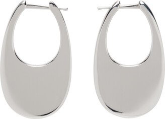 Silver Medium Swipe Earrings