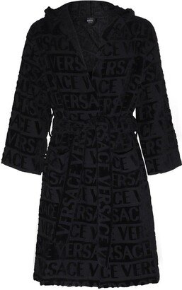 Monogram Belted Bathrobe-AA