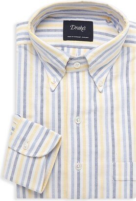 Striped Oxford Button-Up Shirt
