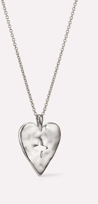 Silver Heart Necklace - Sunny