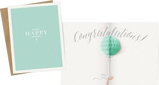 Inklings Paperie Congratulations Happy Couple Pop-up Card