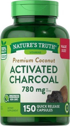 Nature's Truth Activated Charcoal 780mg | 150 Capsules