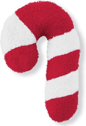 Collections Etc Candy Cane Plush Squeaker Polyester Dog Toy