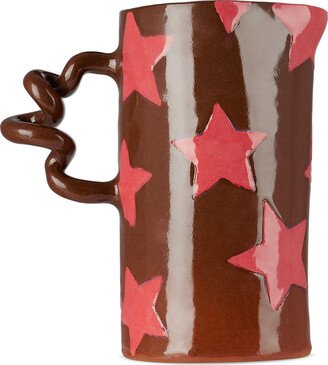 Harlie Brown Studio SSENSE Exclusive Pink Stars Wiggle Jug