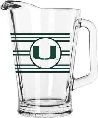 Miami Hurricanes 60 Oz Multi-Stripe Pitcher