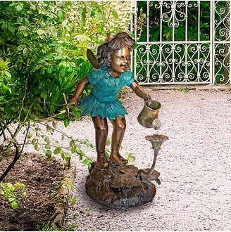 Francine, the Fairy Gardener Cast Bronze Garden Statue