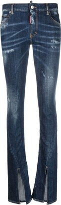 Low-Rise Bootcut Jeans-AH