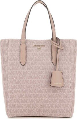 Monogram Patterned Top Handle Bag