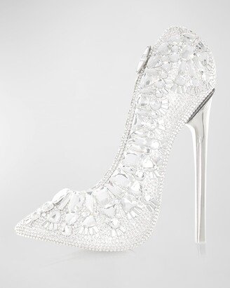 Stiletto Crystal Shoe Minaudiere