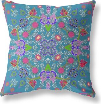 Amrita Sen Designs Amrita Sen Paisley Pattern Square Indoor Outdoor Pillow