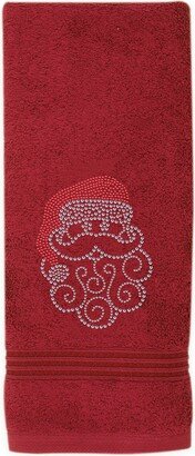 Sparkles Home Rhinestone Santa Hand Towel