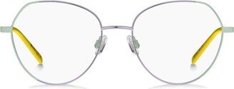 M Missoni Eyewear Irregualr Frame Glasses-AA