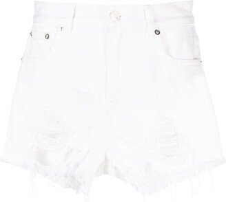 NISSA High-Waist Cotton Shorts-AA