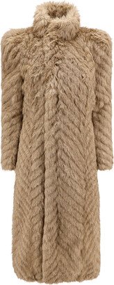 Faux fur coats