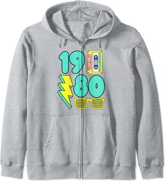 80s Reunion Class of 1980 Class of 1980 Graduation High School College Reunion Zip Hoodie