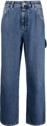 Neige wide-leg cropped jeans