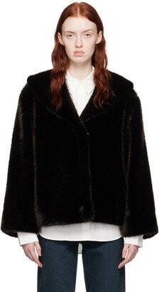 Black Hilary Faux-Fur Jacket