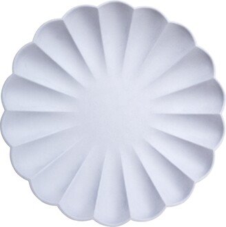 Large Soft Lilac Compostable Plates | 8Ct